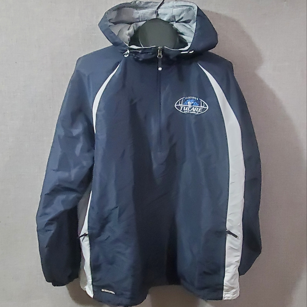 Holloway Hooded Lined Jacket Tulare Tar Heels Football Embroidered Size Large